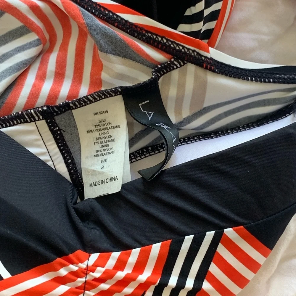 La Blanca | Like new patterned swimsuit tankini size 8/10